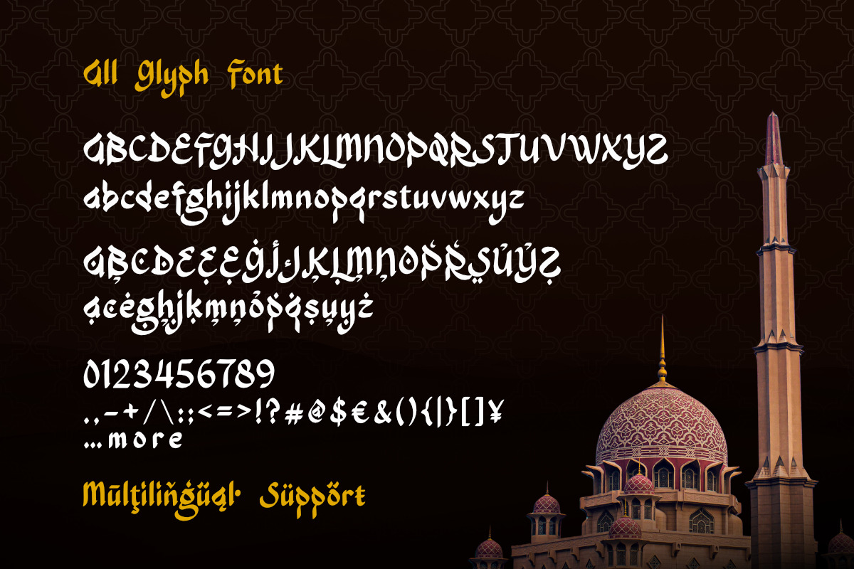 Jaiz Syoeb - Arabic Font Style, a Handwritten Font by twinstd (Photo 10 of 10)