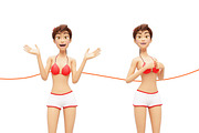 Jenny Swimsuit Character Promo Kit, a Person Illustration by Oleg Ribar (Thumbnail 6 of 27)