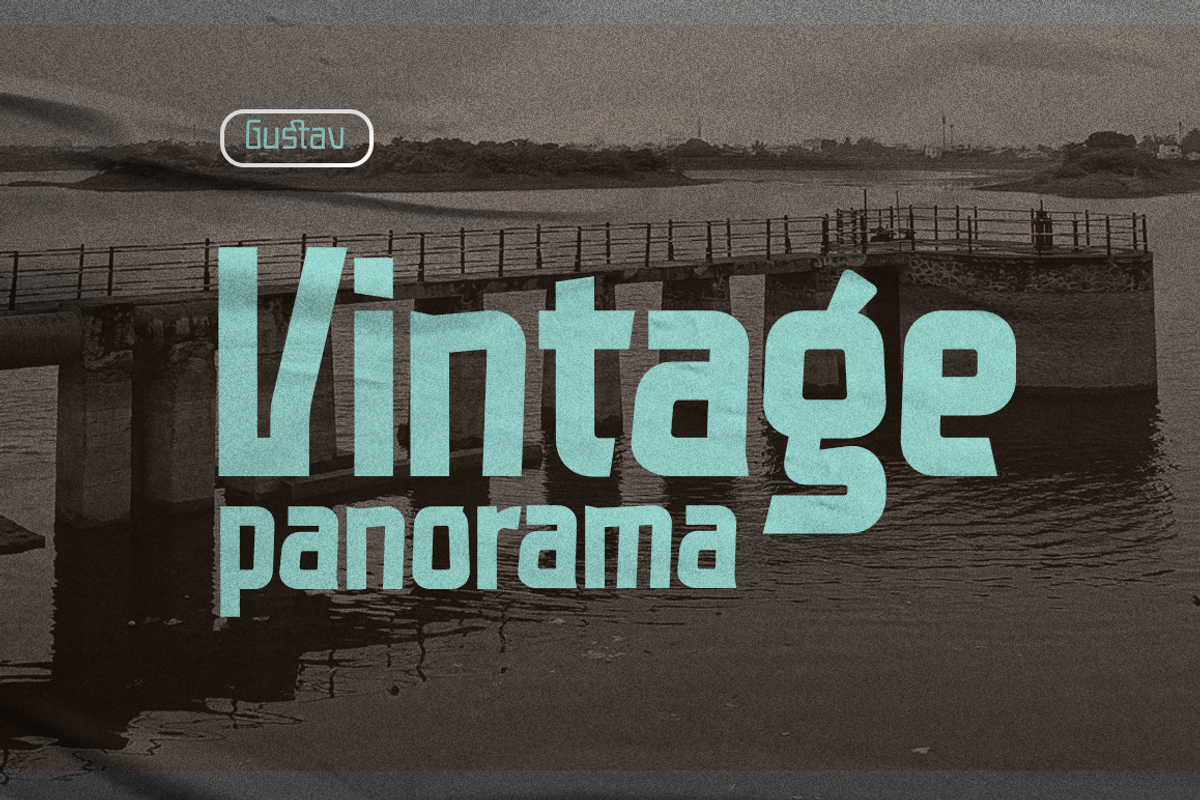 Gustav Font, a Sans Serif Font by Grontype (Photo 2 of 8)
