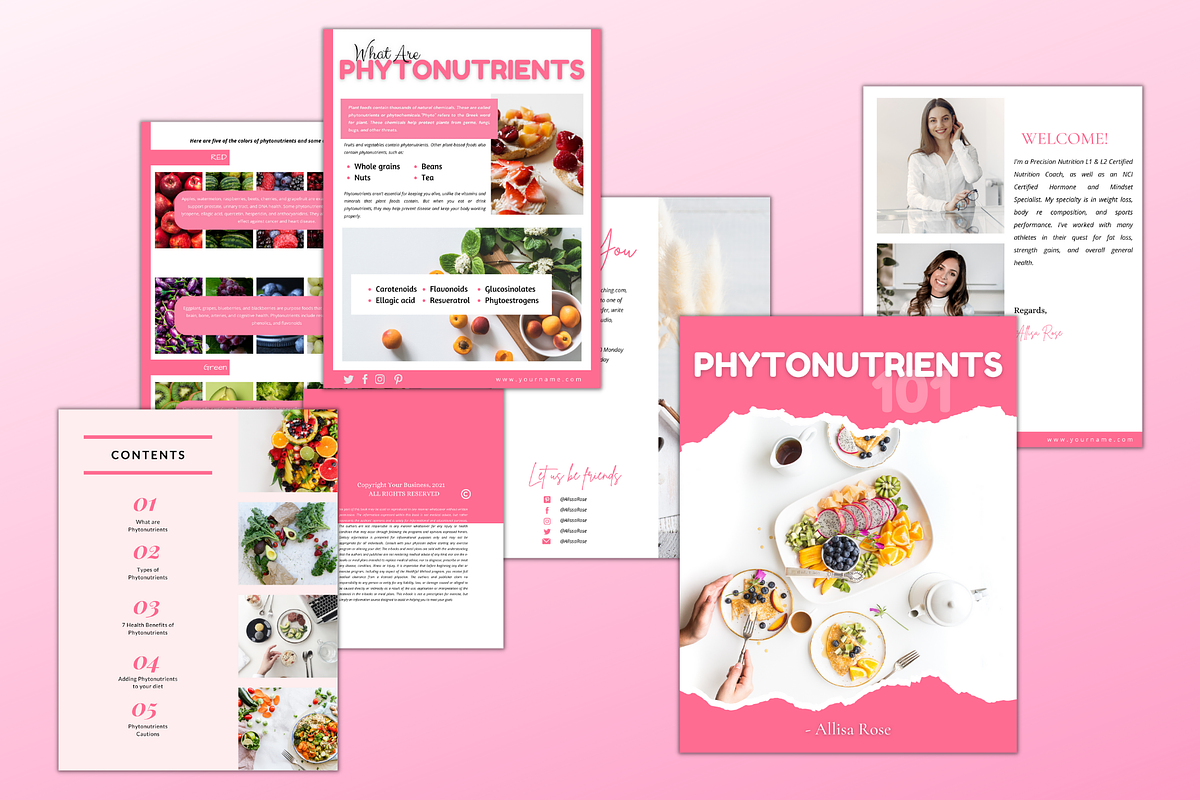 Phytonutrients and its benefits, a Books & Magazine Mockup by Millennials Marketing (Photo 2 of 6)