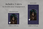 Spiritual Instagram Post Templates, a Social Media Template by Made by Melody (Thumbnail 3 of 6)