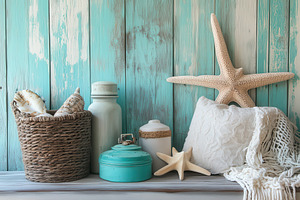 Coastal retreat beach essentials dis, a Photo by Pavel_design