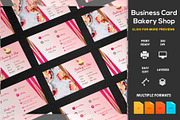 Business Card Bakery Shop, a Business Card Template by DesignsStore (Thumbnail 1 of 3)
