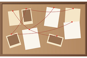 Detective office interior element, a Finance Illustration by the8monkey