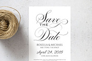Save the Date Template SHR209, an Invitation Template by Shafura_Wedding (Thumbnail 2 of 5)