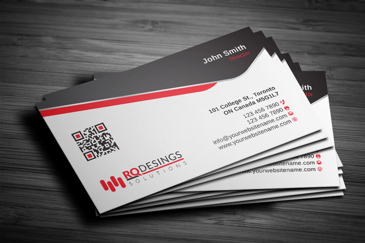 Corporate Business Card 22, a Business Card Template by RQ Designs (Photo 1 of 3)