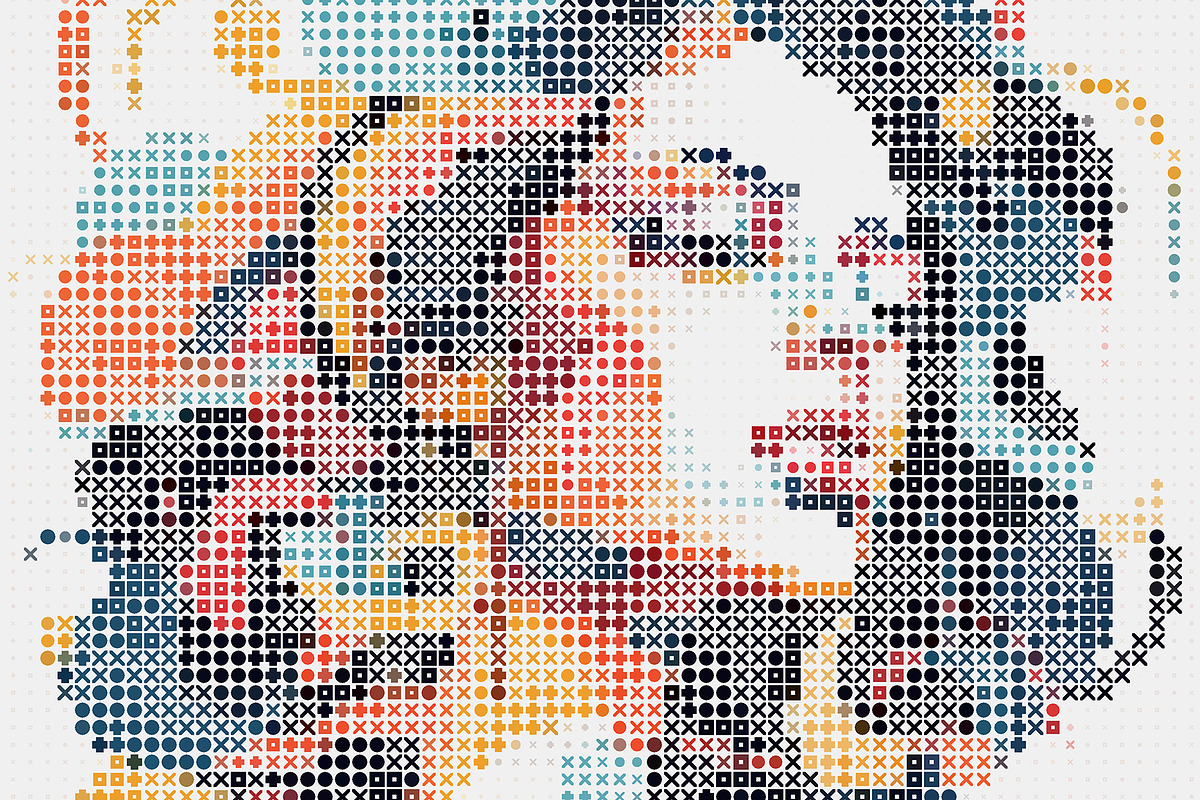 Multi Shape Mosaic Photoshop Action, an Action Add-On by DesignRocket (Photo 2 of 10)