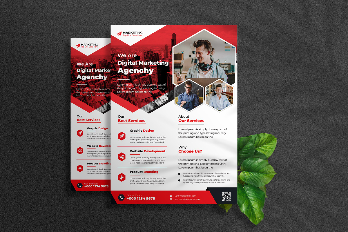 Corporate Theme Business Flyer, a Flyer Template by Graphiexperto (Photo 5 of 6)