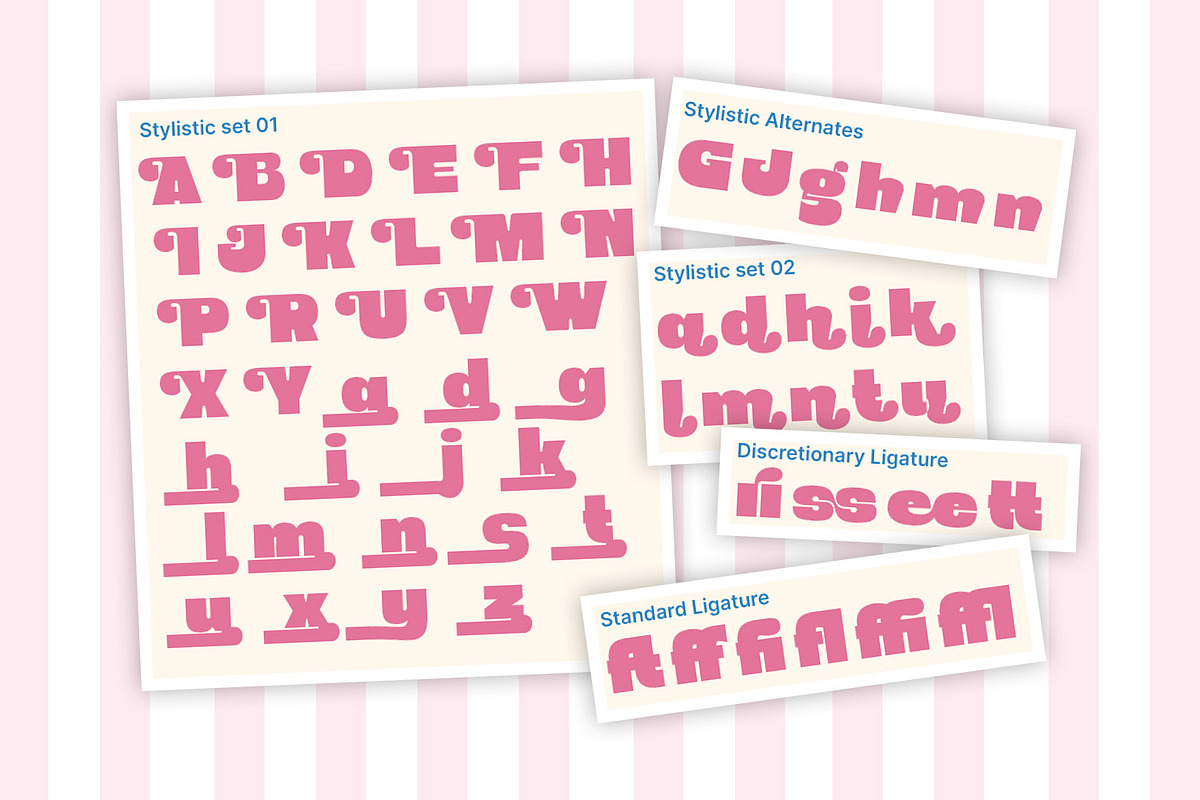 Bright Flosty, a Symbol Font by Nathatype (Photo 4 of 10)