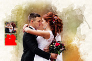 Couples Watercolor Painting, an Action Add-On by MRI STUDIO (Thumbnail 7 of 13)