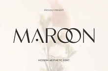 Maroon - Luxury Font