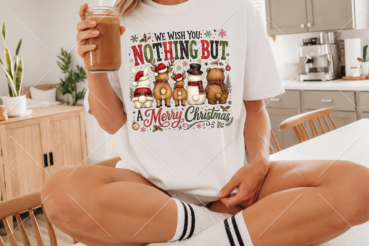 Nothing Butt a Merry Christmas PNG, a Seasonal Illustration by Canvas Craft (Photo 2 of 6)
