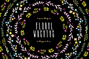 Floral vector AI wreaths and brushes, an Object Graphic by bigmomentsdesign (Thumbnail 2 of 11)