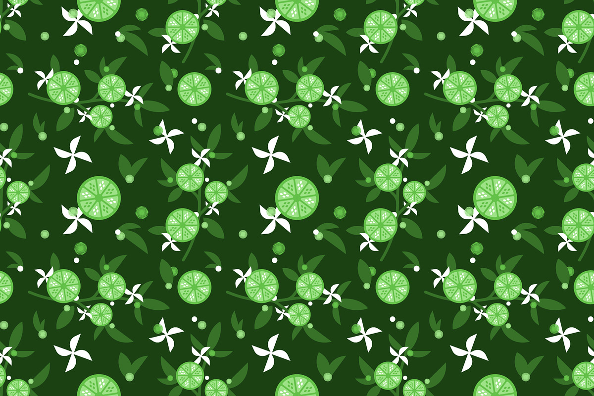Lime Pattern (Citrus Grove), a Background Graphic by Lane Martin Design (Photo 1 of 3)