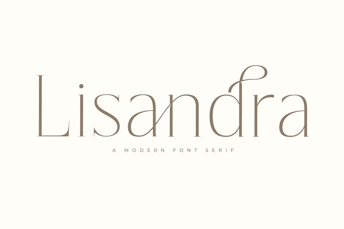 Lisandra A Modern Font Serif, a Serif Font by Storytype Studio (Photo 1 of 15)