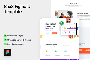 Sabric - SaaS Figma Template