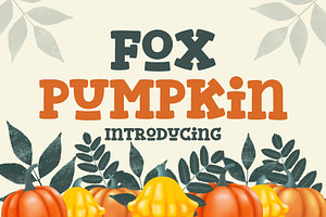 Fox Pumpkin Font