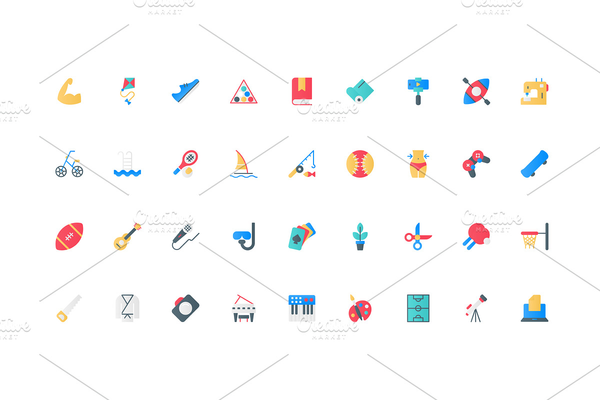 Hobby for leisure and weekend free, an Object Illustration by Lemberg Vector