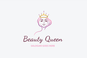 Beauty Queen Logo, a Branding & Logo Template by MotionMount