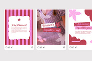 Women Equality Day - Instagram Post, a Social Media Template by Izdihaar_Studio (Thumbnail 3 of 4)