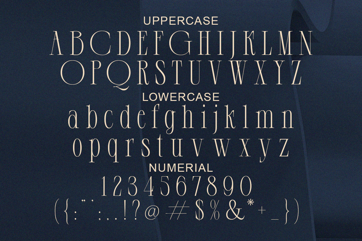 Demeris - Modern Refined Serif, a Serif Font by Qweera Studio (Photo 9 of 12)