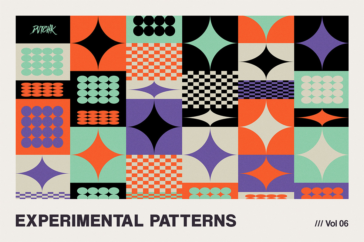 Experimental Geometric Patterns V06, a Pattern Graphic by dvtchk (Photo 2 of 5)