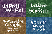 Tingler duo - two handwritten fonts, a Script Font by Missy Meyer (Thumbnail 7 of 10)