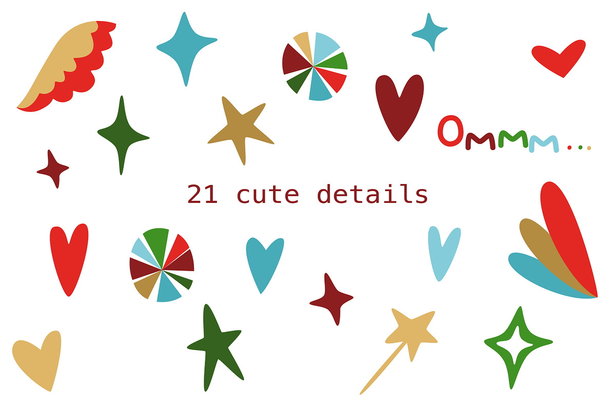 Christmas Unicorns and Rainbows, an Object Graphic by Happiestsim (Photo 5 of 5)