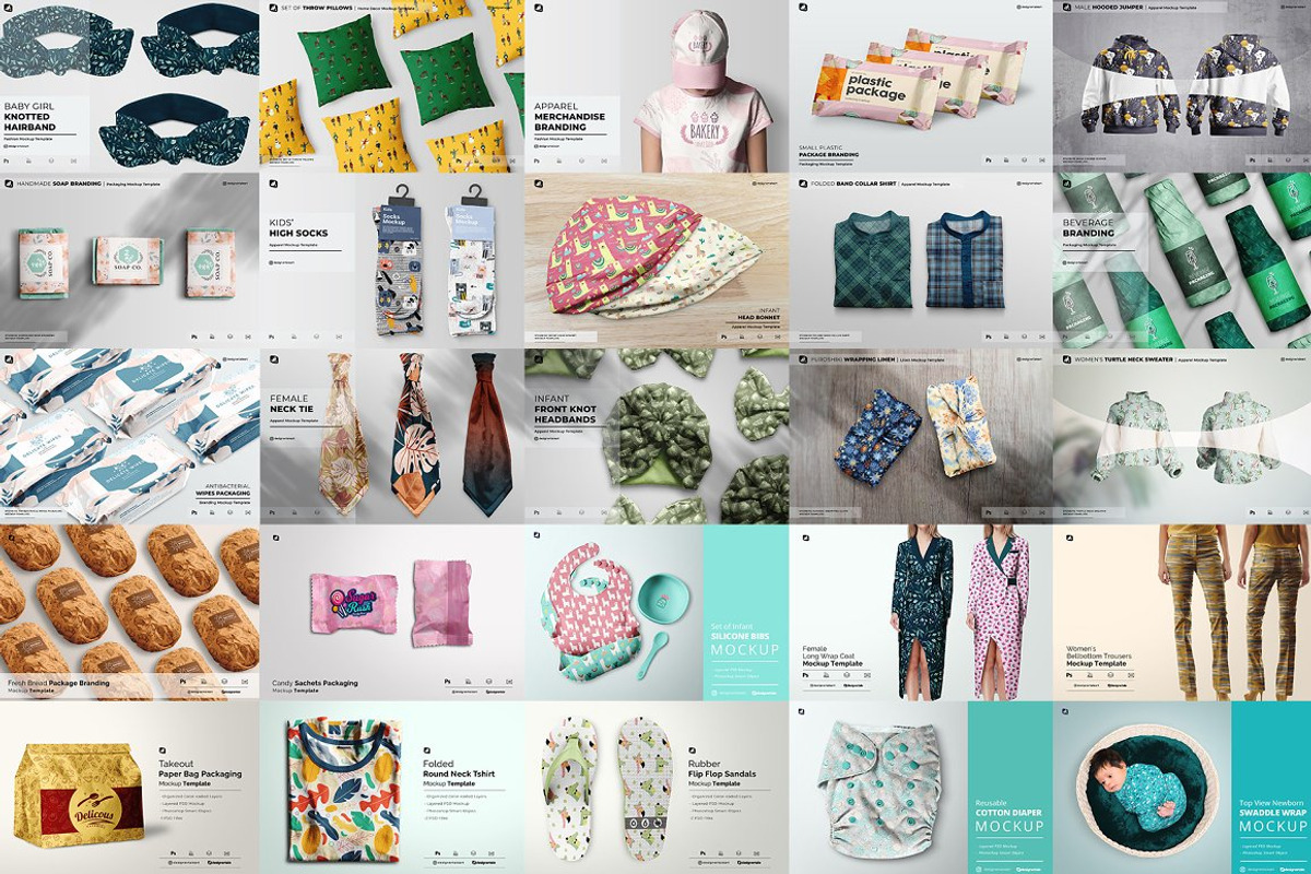 All Mock-Ups Bundle For Lifetime, a Product Mockup by Designertale (Photo 7 of 10)