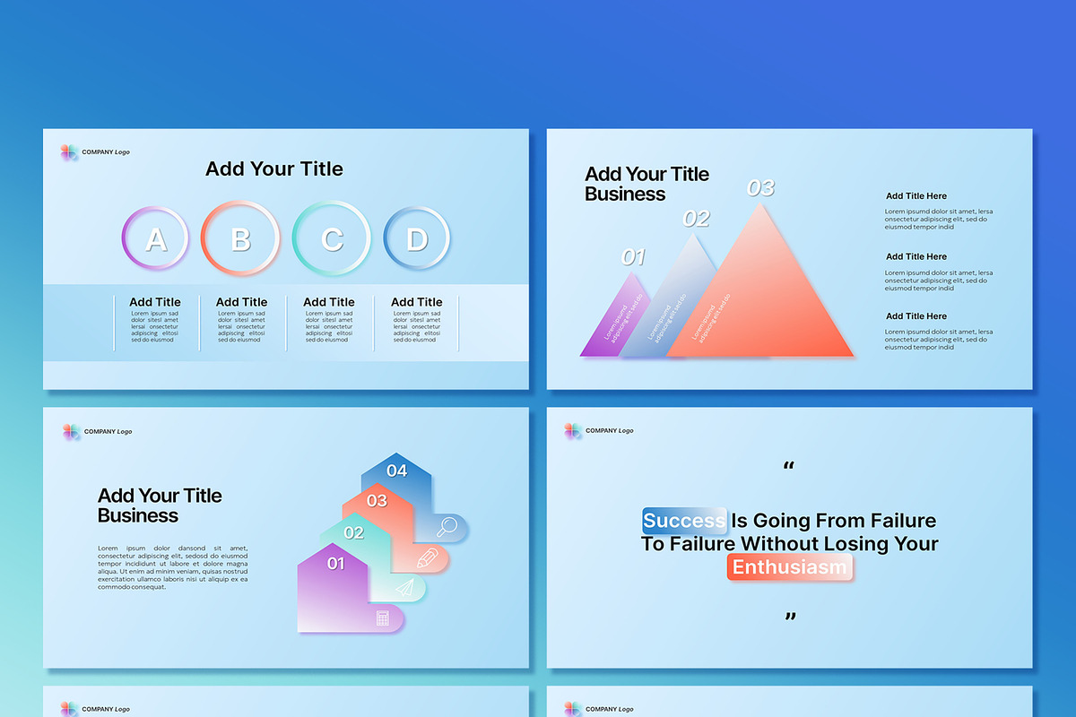 Glass Morph Powerpoint Template, a Presentation Template by SKY CREATION