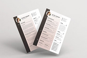 Clean Resume | InDesign & Word, a Resume Template by Creativity-Design (Thumbnail 2 of 4)
