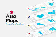 Animated Asia PowerPoint Maps, a Presentation Template by Abert (Thumbnail 1 of 7)
