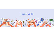 Hand craft, craftwork banner designs, a Decorative Illustration by Good Studio (Thumbnail 5 of 6)