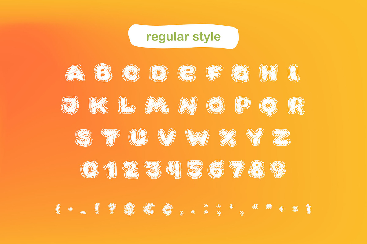 KidsCrayons Colored font, a Symbol Font by kaer_shop (Photo 5 of 9)