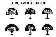 Folding Hand Fan Silhouette SVG Set, an Object Illustration by Gfx Expert Team (Thumbnail 3 of 3)