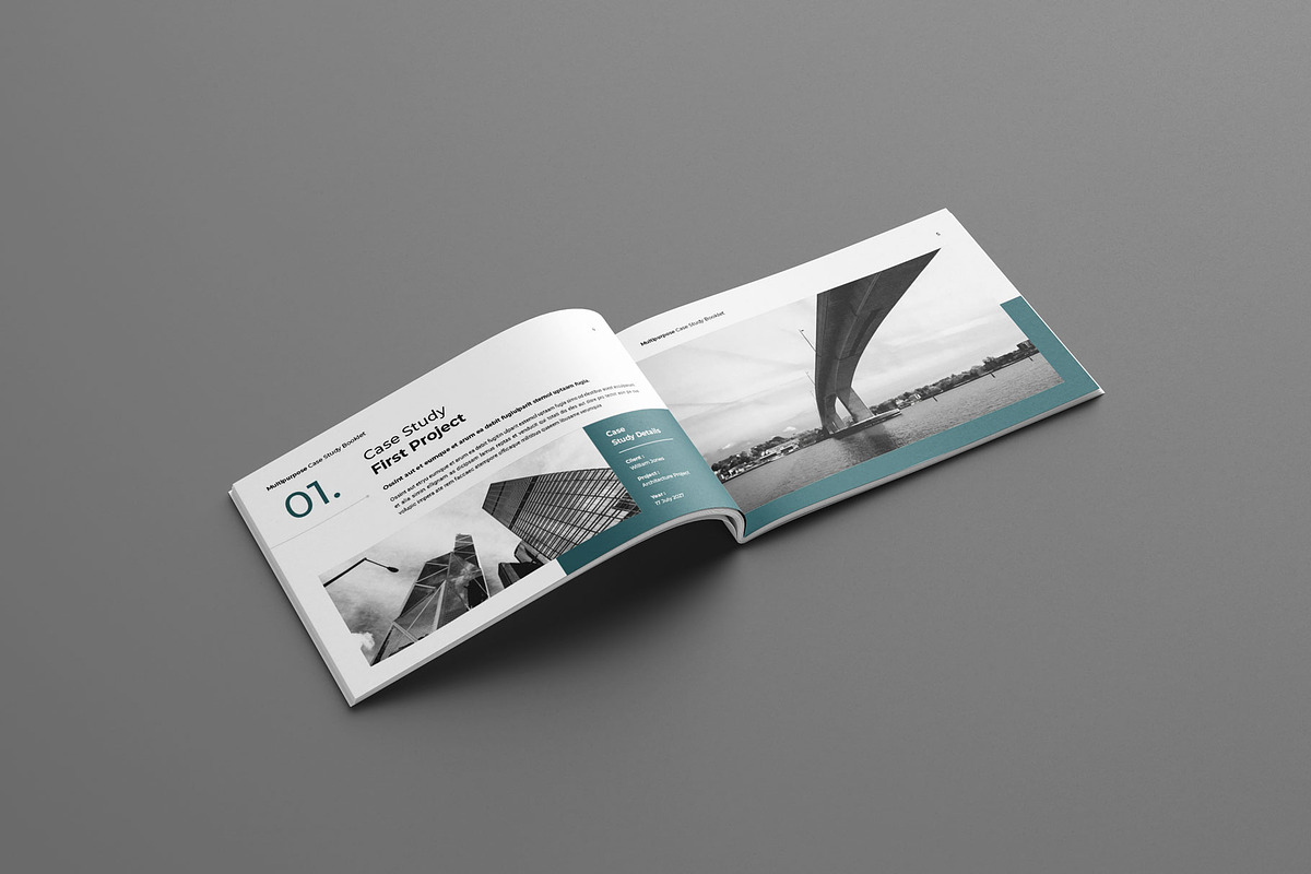 Case Study Booklet Landscape, a Brochure Template by Seeing-art (Photo 3 of 10)