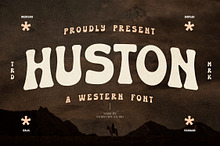 Huston Western Display Font