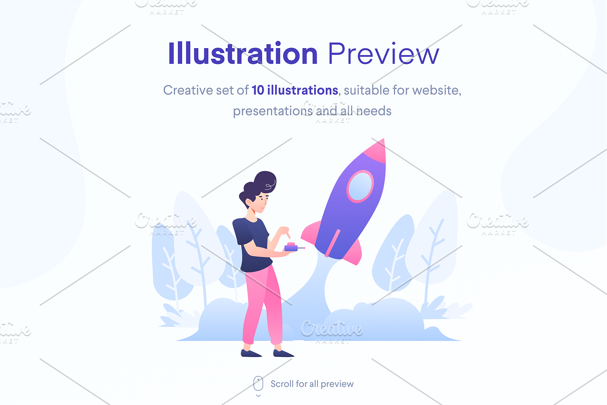 Start Up Illustration Kit, a Templates & Theme by Designspace (Photo 5 of 5)