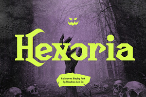 Hexoria - Halloween Display Font