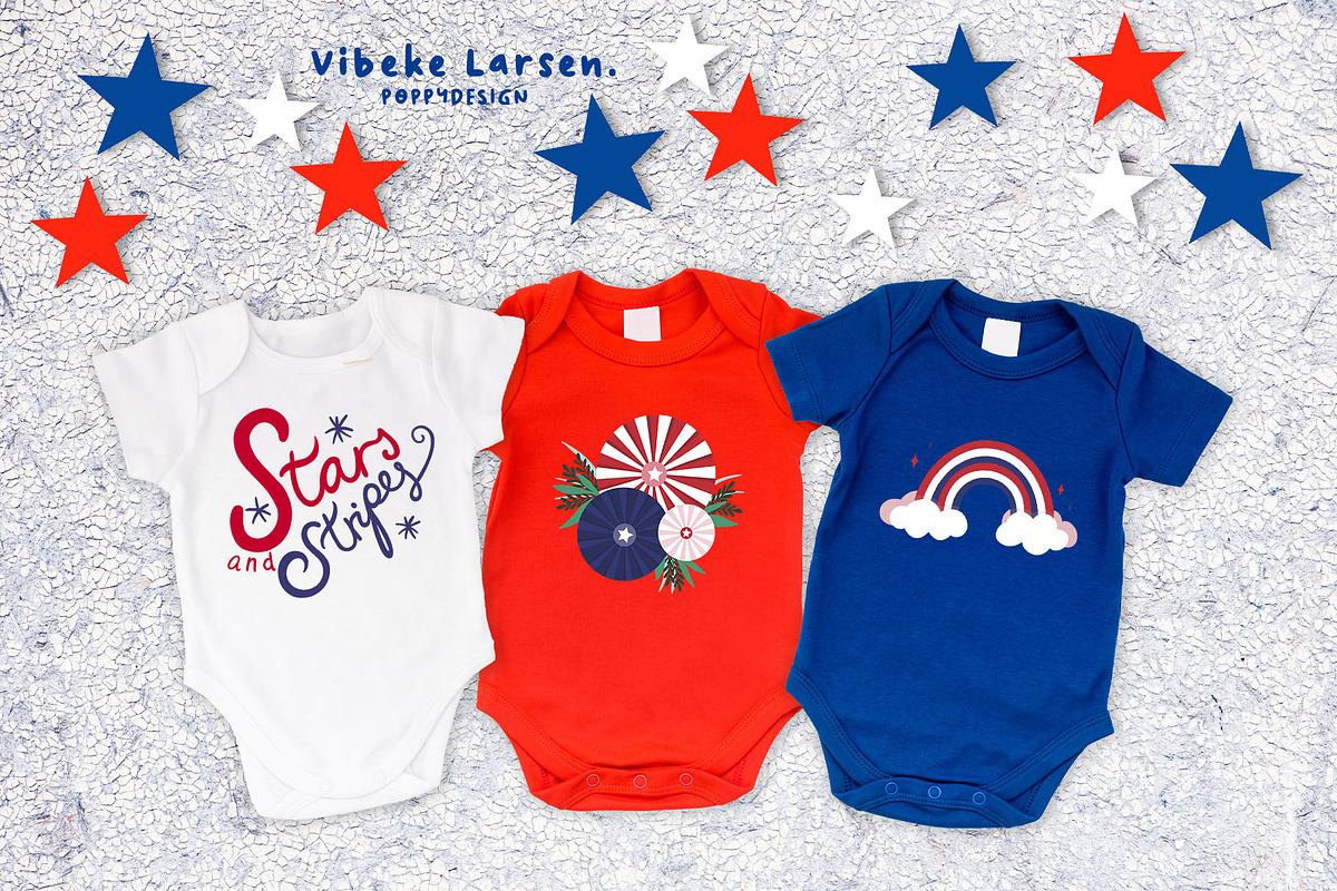 4th of July Clip Art - Celebrate, an Illustration by Poppydesign (Photo 4 of 5)