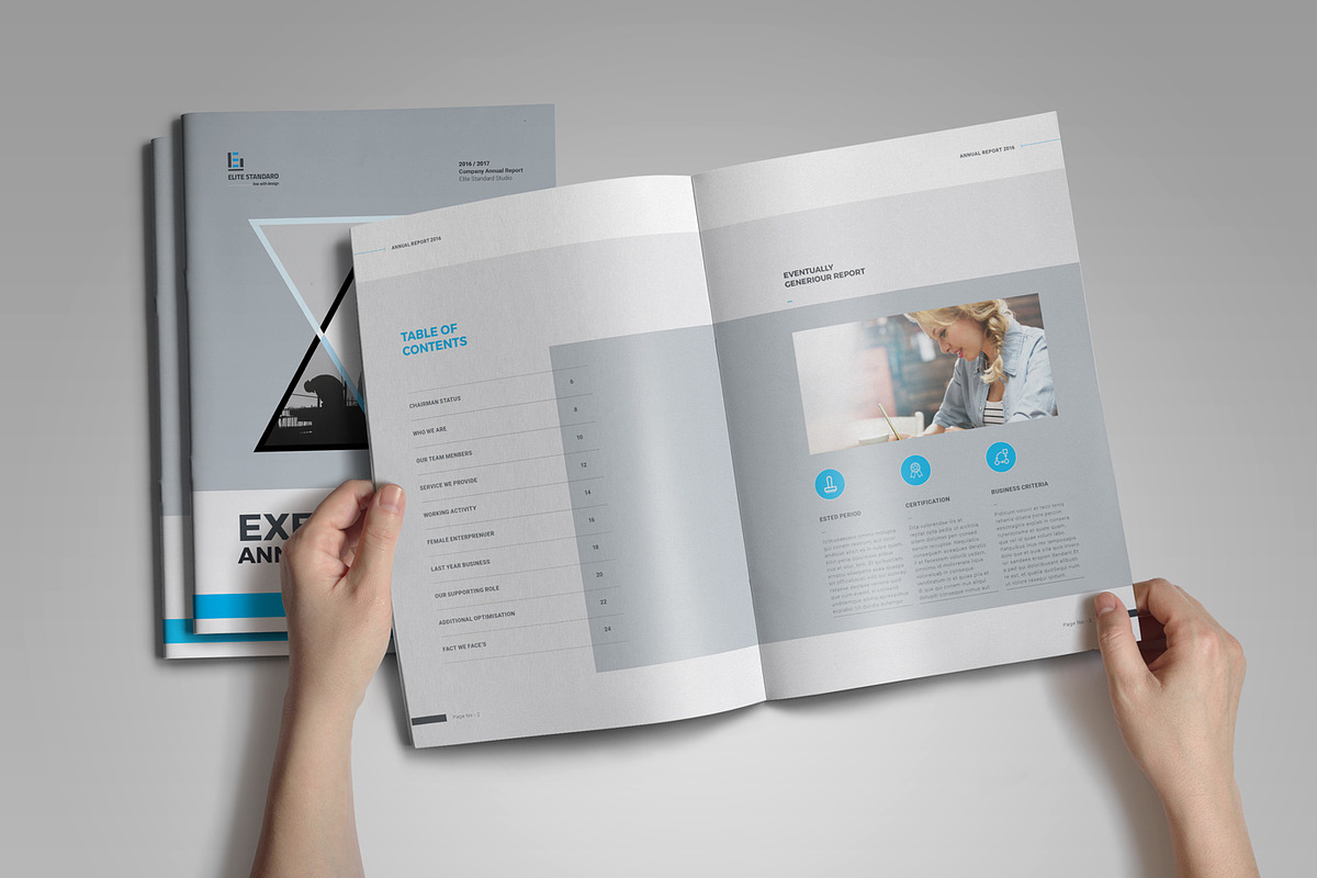 Annual Report, a Brochure Template by Elite_Standard (Photo 2 of 18)