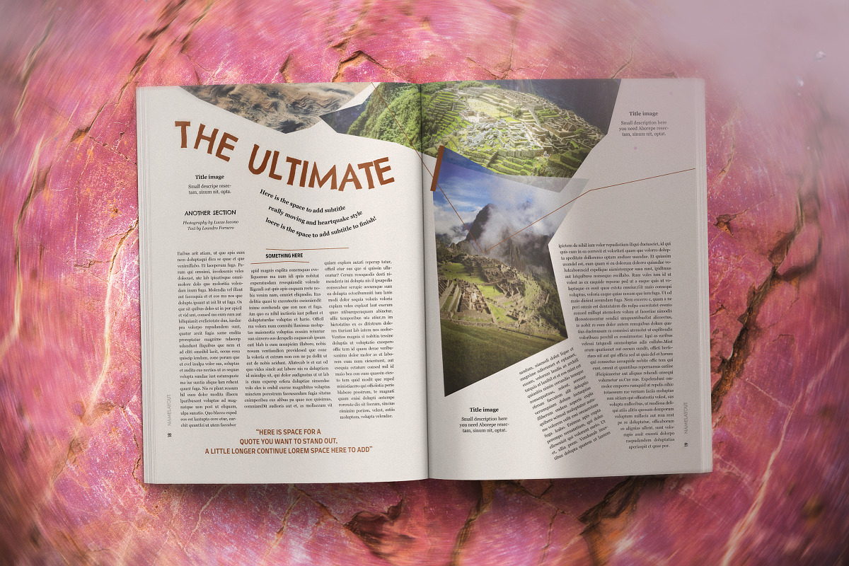 Earthquake Indesign Template, a Magazine Template by Luuqas Design