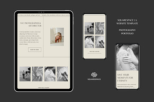 Photography Squarespace 7.1 Website