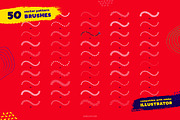 Hand-Drawn Patterns, Shapes, Brushes, a Pattern Graphic by Samolevsky (Thumbnail 3 of 23)