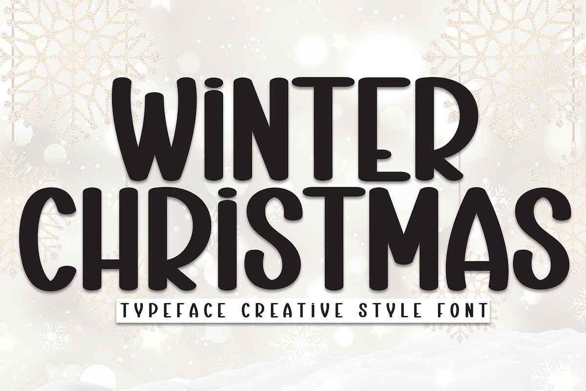 Winter Christmas | Script Font, a Script Font by Scratchones (Photo 1 of 8)