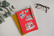 Covid-19 Sticker Pack (ENG), a Technology Illustration by helgascandinavus (Thumbnail 6 of 7)
