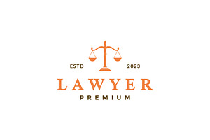scale balance attorney firm logo, a Branding & Logo Template by devastd
