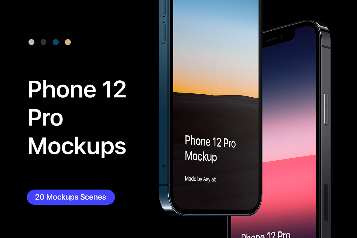 Phone 12 Pro - 20 Mockups Scenes, an iPhone Mockup by Asylab (Photo 37 of 37)