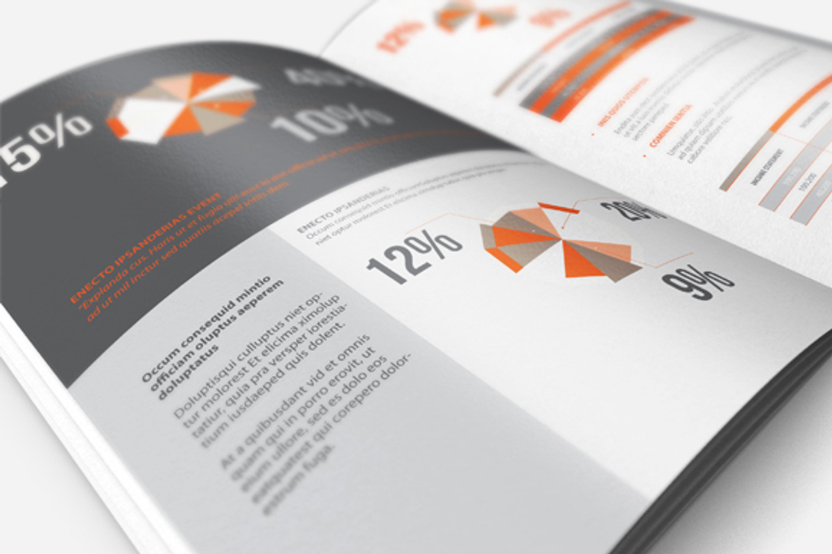Annual Report / Brochure Template, a Brochure Template by Templatepickup (Photo 2 of 5)