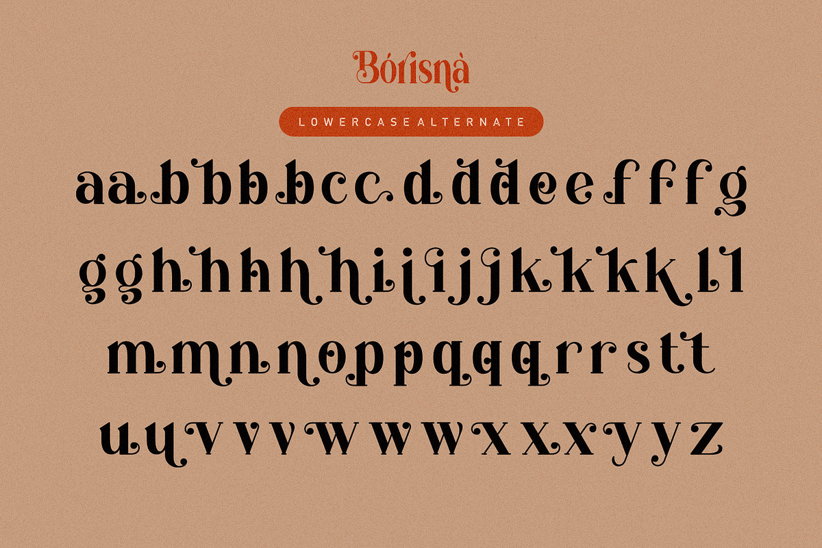 Borisna - Modern Display Serif Font, a Serif Font by Koplexs Studio (Photo 17 of 18)